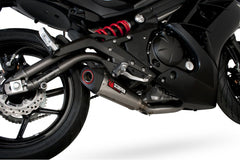 Scorpion Scarico Completo, collettori + terminale acciaio per KAWASAKI ER6 F/N 2012-2016