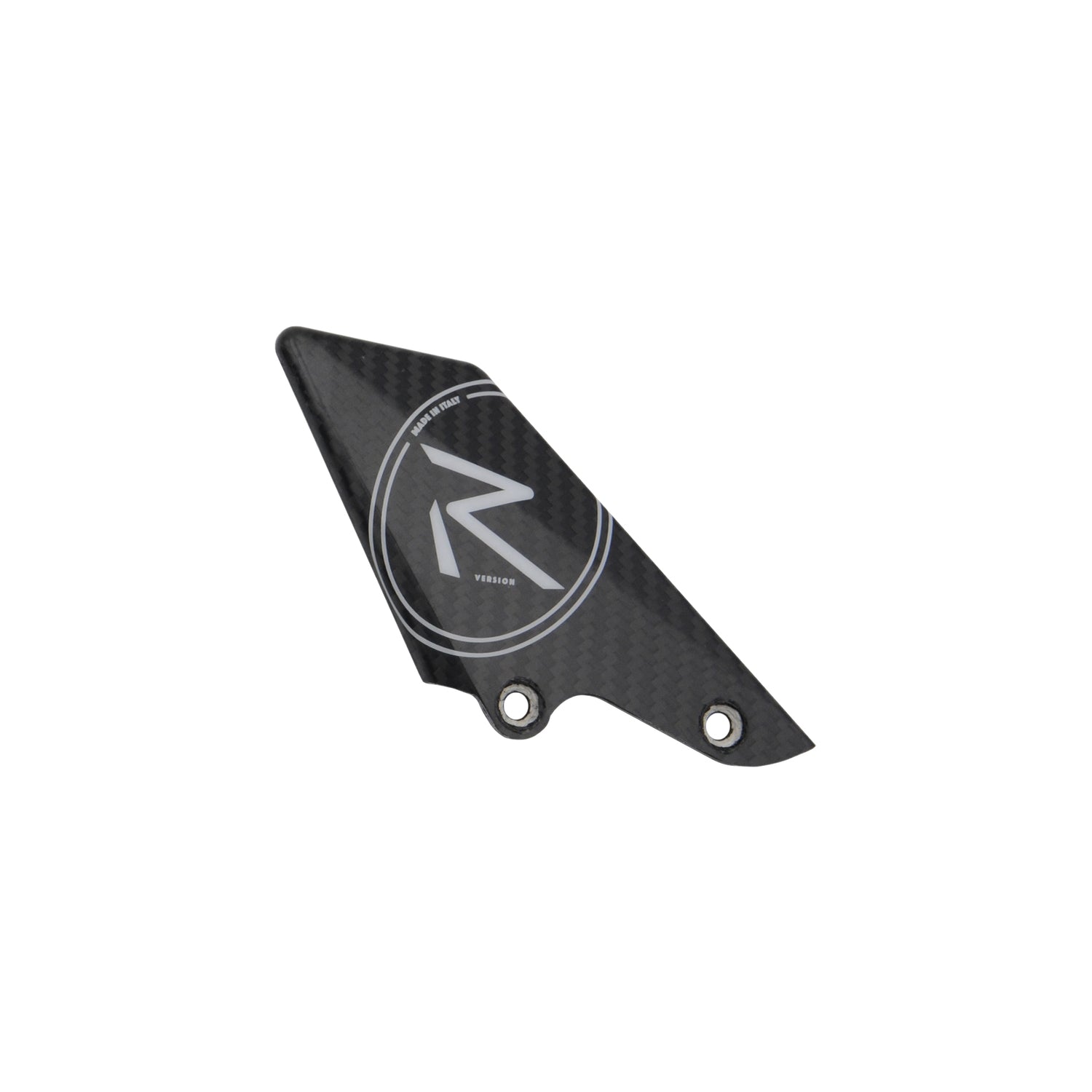 Paratacco Carbonio Lato Freno , Logo Bianco