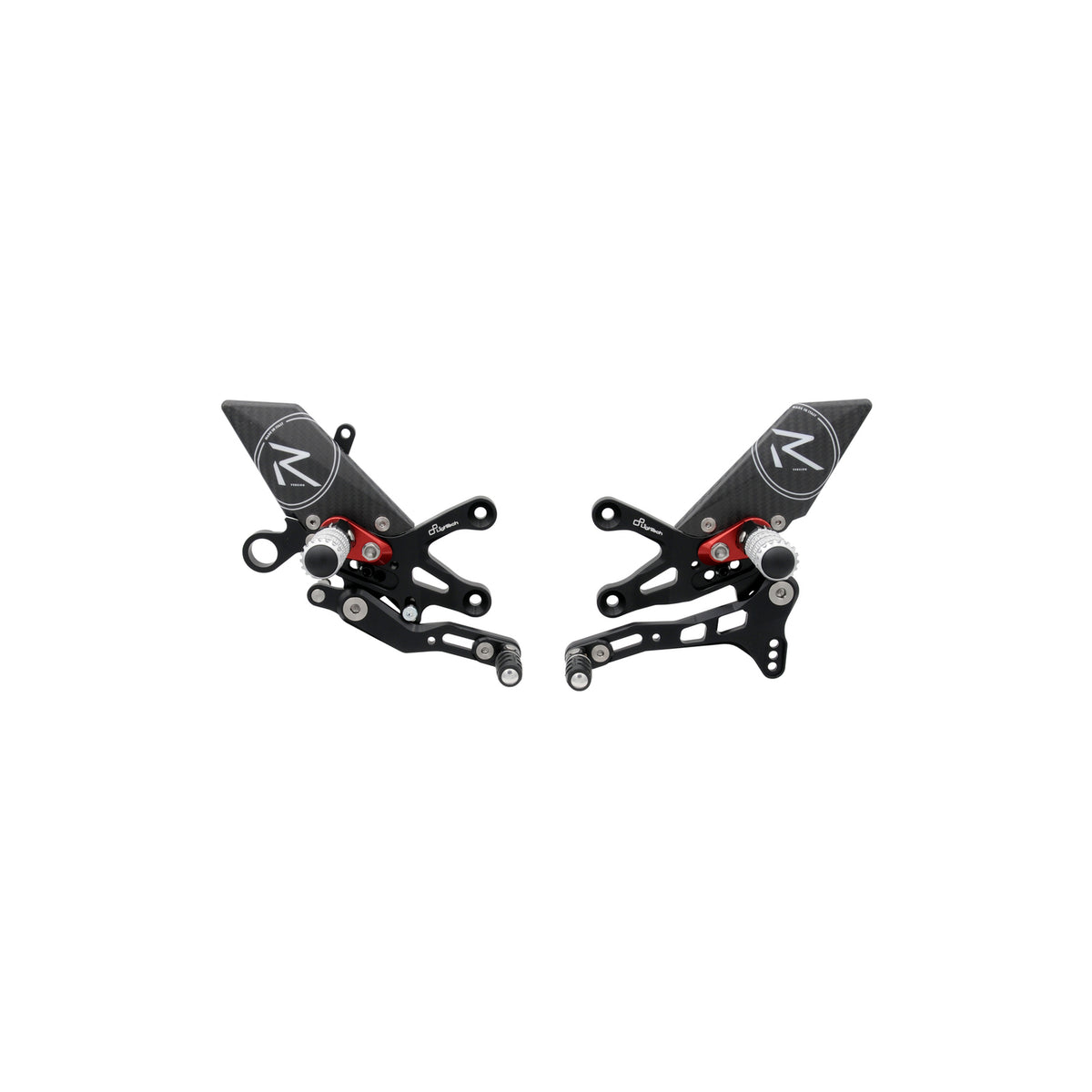LIGHTECH Pedane Regolabili R Version per Aprilia RSV4 2009