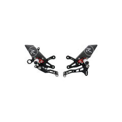 LIGHTECH Pedane Regolabili R Version per Aprilia RSV4 2009