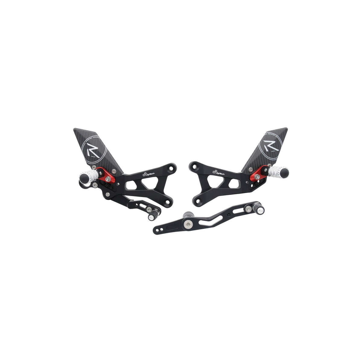 LIGHTECH Pedane Regolabili R Version per Yamaha R6 2008