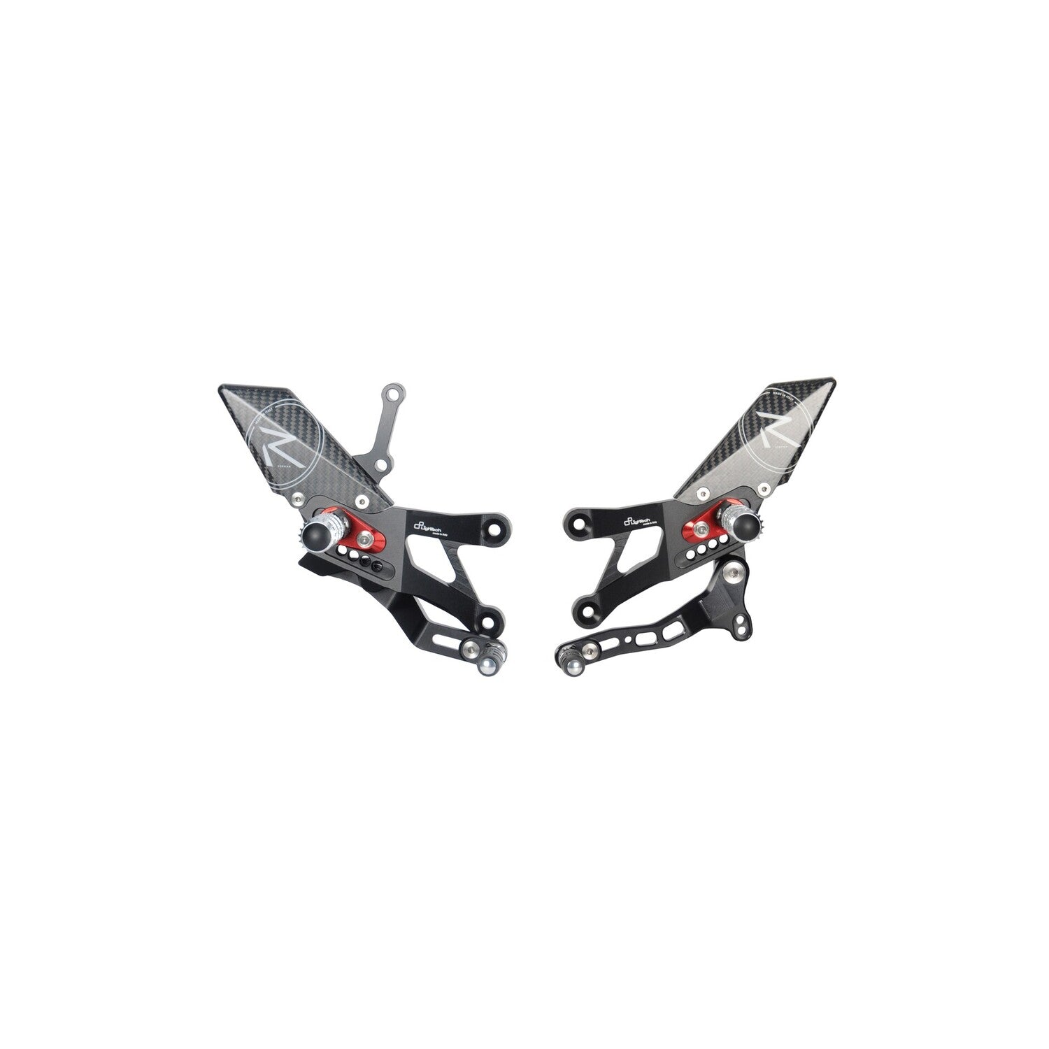 LIGHTECH Pedane Regolabili R Version per Yamaha R3 2015