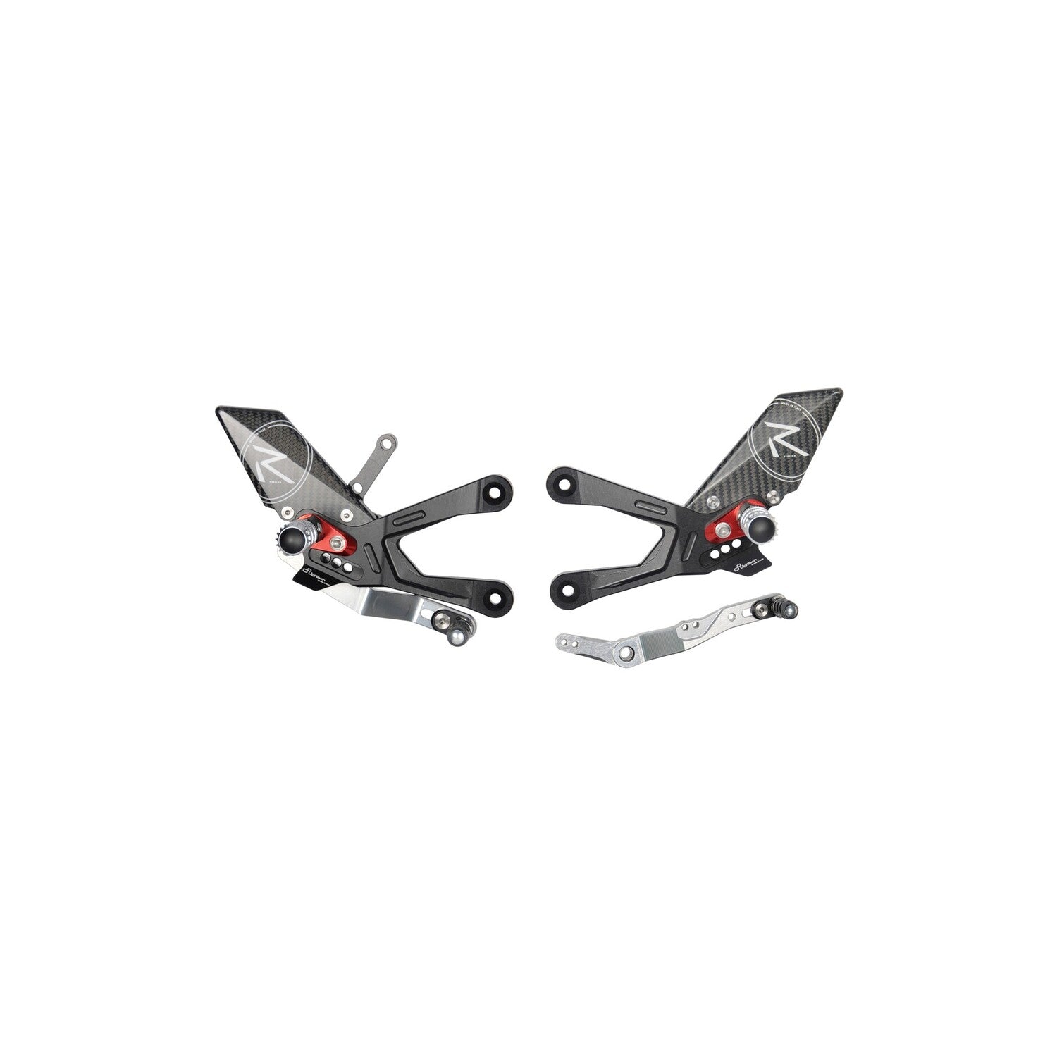 LIGHTECH Pedane Regolabili R Version per Yamaha R1 2015