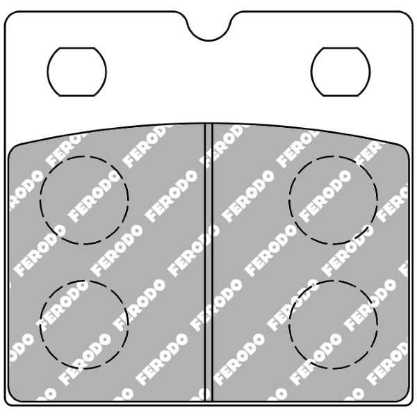 Pastiglie Freno Ferodo Platinum Road FDB108P Anteriore per MOTO GUZZI STRADA 1000 1993 - 1994