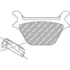 Pastiglie Freno Ferodo Platinum Road FDB2001P Posteriore per HARLEY DAVIDSON  FLST 1340 HERITAGE SOFTAIL 1340 1987 - 1990