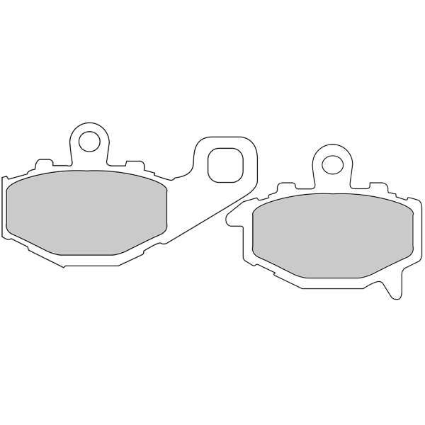 Pastiglie Freno Ferodo Sinter Grip Road FDB2012ST Posteriore per KAWASAKI ER-6F A6F-A8F 650 2006 - 2008