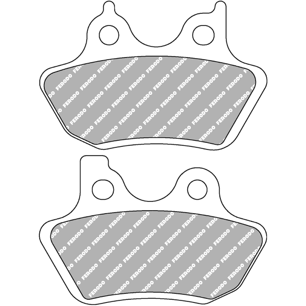 Pastiglie Freno Ferodo Platinum Road FDB2097P Anteriore per HARLEY DAVIDSON  FLHR 1450 ELECTRA GLIDE ROAD KING 1450 2000 - 2001