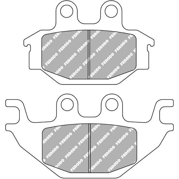 Pastiglie Freno Ferodo Platinum Road FDB2184P Posteriore per YAMAHA YZF-R125 125 2008 - 2013