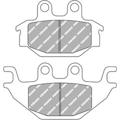 Pastiglie Freno Ferodo Platinum Road FDB2184P Posteriore per YAMAHA YZF-R125 125 2008 - 2013