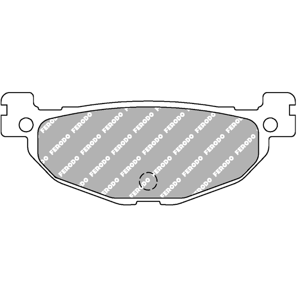 Pastiglie Freno Ferodo Platinum Road FDB2200P Posteriore per YAMAHA YP400 MAJESTY ABS 400 2007 - 2008