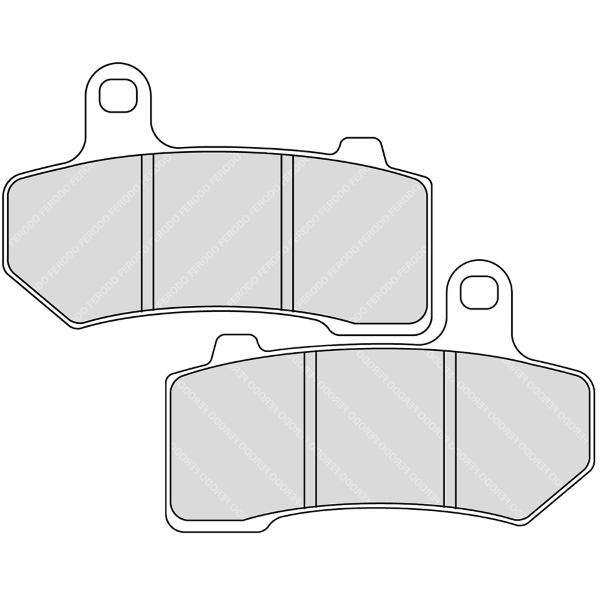 Pastiglie Freno Ferodo Platinum Road FDB2210P Anteriore per HARLEY DAVIDSON  FLHR 1584 ROAD KING 1584 2008 - 2008