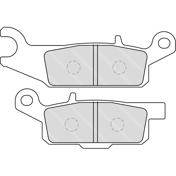 Pastiglie Freno Ferodo Off-Road FDB2230SG Anteriore per YAMAHA YFM 25R 250 2009 - 2013