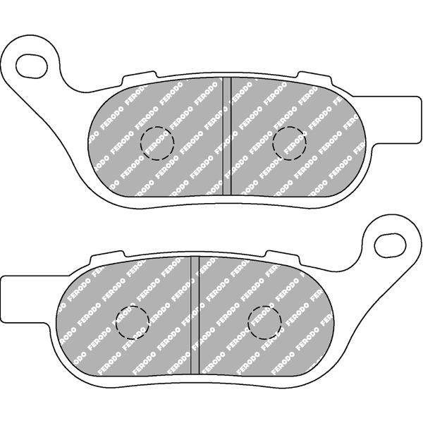 Pastiglie Freno Ferodo Sinter Grip Road FDB2251ST Posteriore per HARLEY DAVIDSON  FLD 1690 DYNA SWITCHBACK ABS 1690 2016 - 2016