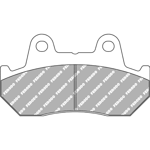 Pastiglie Freno Ferodo Platinum Road FDB244P Anteriore per HONDA CB 125 TD 125 1982 - 1982