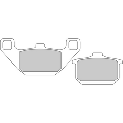 Pastiglie Freno Ferodo Sinter Grip Road FDB339ST Anteriore per KAWASAKI EN B1-B2 500 1994 - 1995