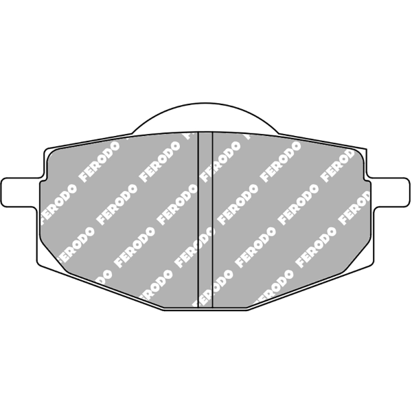 Pastiglie Freno Ferodo Platinum Road FDB383P Anteriore per YAMAHA DT125R 125 1989 - 1992