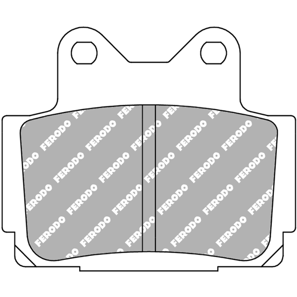 Pastiglie Freno Ferodo Platinum Road FDB386P Posteriore per YAMAHA FZS FAZER (FZS600S) 600 2000 - 2001