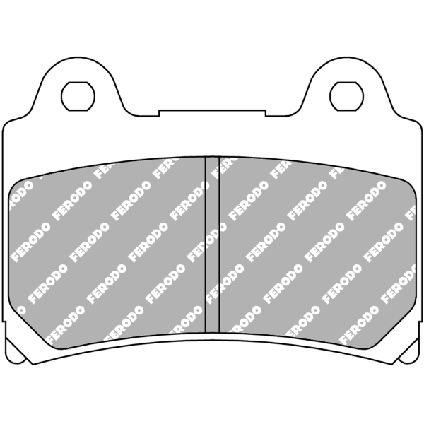 Pastiglie Freno Ferodo Platinum Road FDB449P Posteriore per YAMAHA XVZ 13TD 1300 1989 - 1990