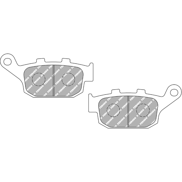 Pastiglie Freno Ferodo Platinum Road FDB531P Posteriore per MOTO GUZZI QUOTA 1000 1992 - 1997