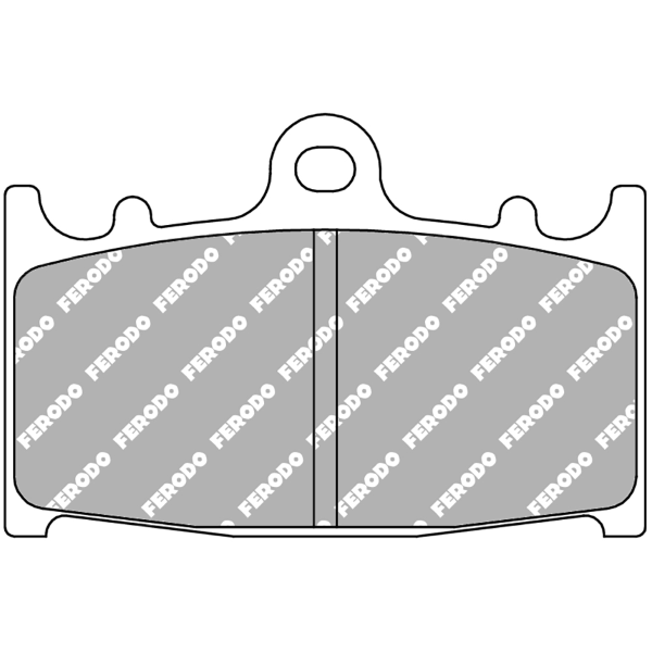 Pastiglie Freno Ferodo Sinter Grip Road FDB574ST Anteriore per KAWASAKI GPZ S E9 500 2002 - 2002