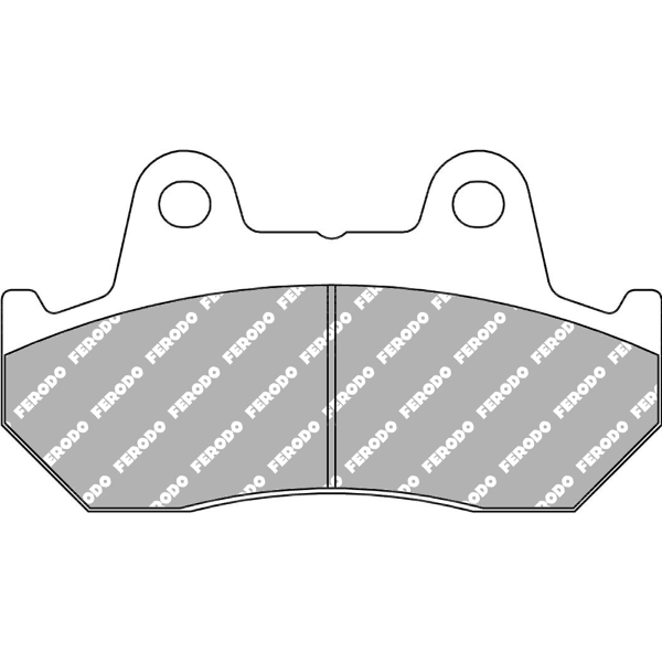 Pastiglie Freno Ferodo Platinum Road FDB665P Posteriore per HONDA CB 1100 R 1100 1981 - 1981