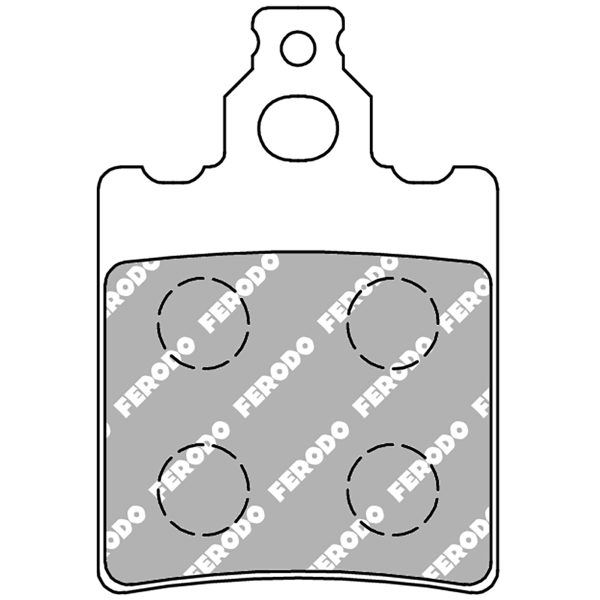 Pastiglie Freno Ferodo Argento FDB694AG Posteriore per BETA M4 350 350 2004 - 2006