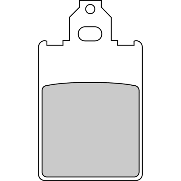 Pastiglie Freno Ferodo Argento FDB697AG Anteriore per MALAGUTI CENTRO SL 50 1994 - 1998