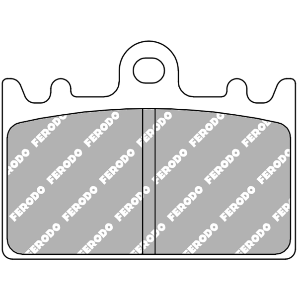 Pastiglie Freno Ferodo Platinum Road FDB741P Anteriore per KAWASAKI ZXR L1-L3 400 1991 - 1993