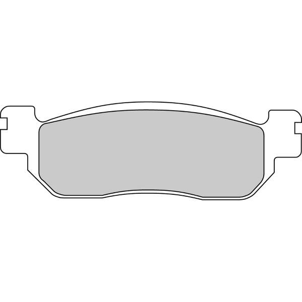 Pastiglie Freno Ferodo Eco Friction FDB2083EF Posteriore per YAMAHA YP125RA X-MAX ABS 125 2013 - 2013