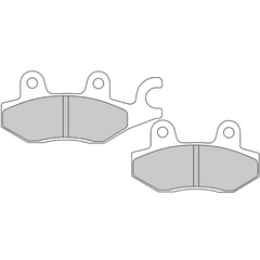 Pastiglie Freno Ferodo Eco Friction FDB2087EF Anteriore per KAWASAKI BN ELIMINATOR A6F-A7F 125 2006 - 2007