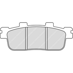 Pastiglie Freno Ferodo Eco Friction FDB2226EF Posteriore per SYM TRACK RUNNER 180 2006 - 2007