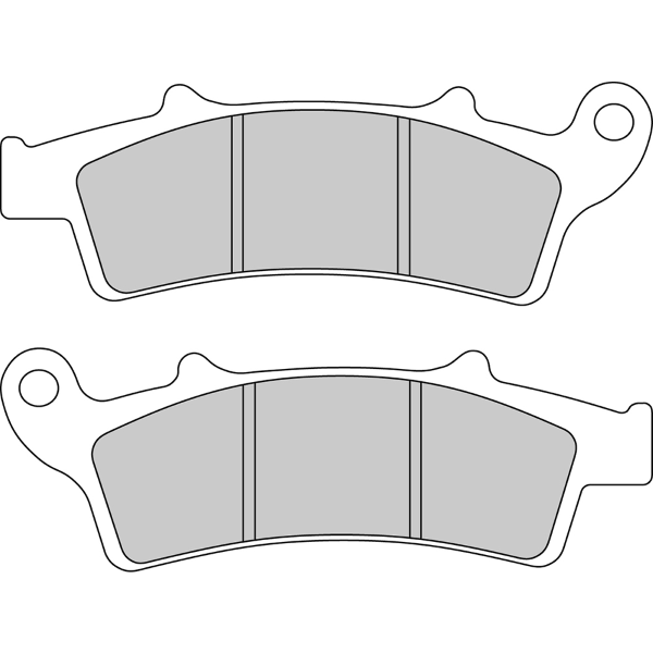 Pastiglie Freno Ferodo Eco Friction FDB2105EF Anteriore per APRILIA SCARABEO MOTORE PIAGGIO EU3 125 2006 - 2006