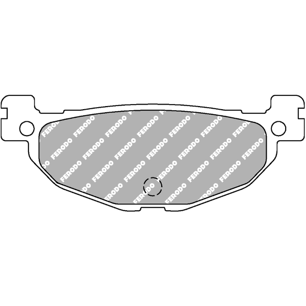 Pastiglie Freno Ferodo Eco Friction FDB2200EF Posteriore per YAMAHA YP400 MAJESTY ABS 400 2007 - 2008