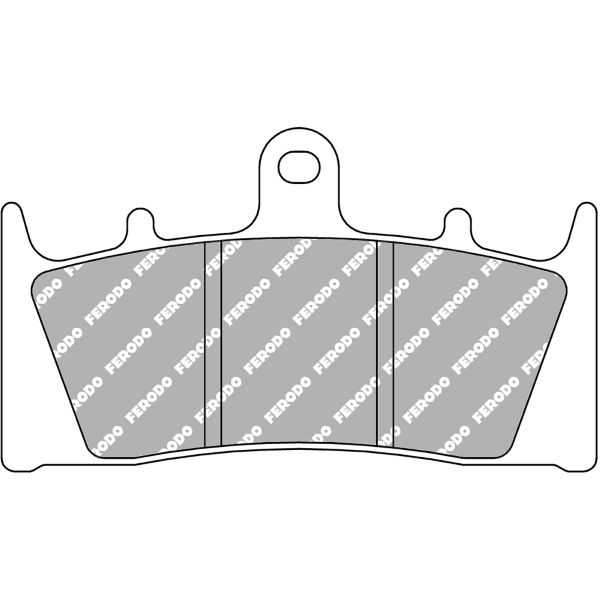 Pastiglie Freno Ferodo Eco Friction FDB873EF Anteriore per KAWASAKI NINJA ZX-9R E1P-E2P 900 2000 - 2001