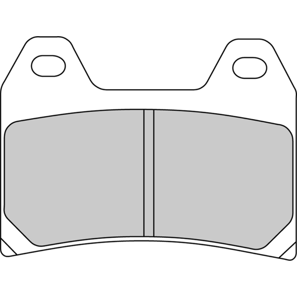 Pastiglie Freno Ferodo Eco Friction FDB2042EF Anteriore per APRILIA RS 250 1998 - 2003