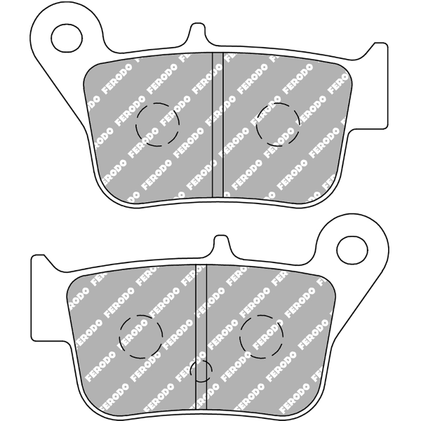 Pastiglie Freno Ferodo Eco Friction FDB2292EF Posteriore per SYM MAXSYM 400 ABS EURO4 400 2017 - 2017