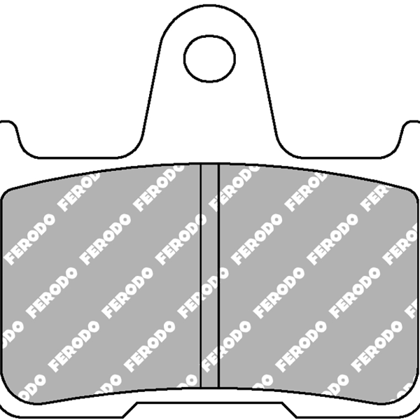 Pastiglie Freno Ferodo Eco Friction FDB2111EF Posteriore per KAWASAKI ZZR ABS JGF-JHF 1400 2016 - 2017