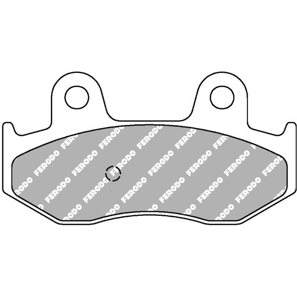 Pastiglie Freno Ferodo Eco Friction FDB2132EF Posteriore per SUZUKI AN250 BURGMAN K3-K6 250 2003 - 2006