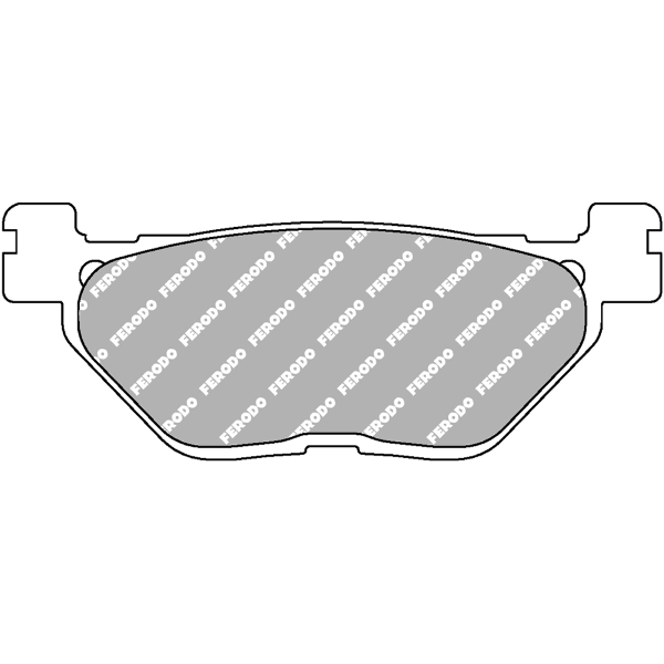 Pastiglie Freno Ferodo Eco Friction FDB2156EF Posteriore per YAMAHA FJR1300 1300 2001 - 2002