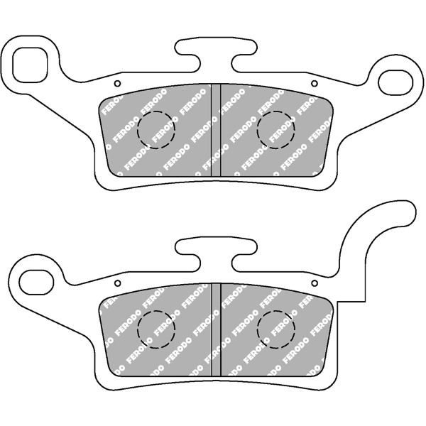 Pastiglie Freno Ferodo Eco Friction FDB2264EF Anteriore per YAMAHA HW XENTER 125 2012 - 2017