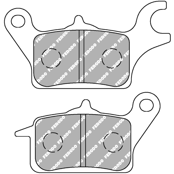 Pastiglie Freno Ferodo Eco Friction FDB2282EF Anteriore per HONDA AFS 110 2SH I WAVE 110 2012 - 2014