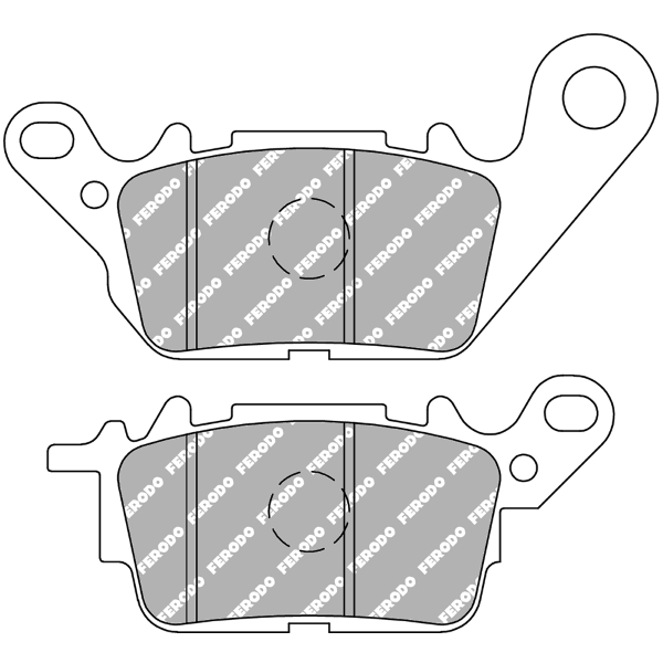 Pastiglie Freno Ferodo Eco Friction FDB2290EF Anteriore per YAMAHA GPD125-A N-MAX 125 2015 - 2015