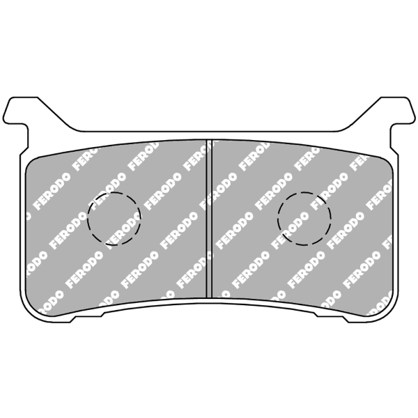 Pastiglie Freno Ferodo Sinter Racing XRAC FDB2300XRAC Anteriore per HONDA VFR 800 F ABS 800 2018 - 2019