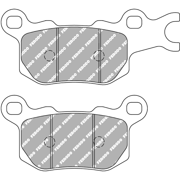 Pastiglie Freno Ferodo Off-Road FDB2317SG Posteriore per CAN-AM DEFENDER 800 DPS 800 2016 - 2017