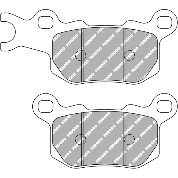 Pastiglie Freno Ferodo Off-Road FDB2318SG Posteriore per CAN-AM DEFENDER 800 INTERNATIONAL 800 2016 - 2016