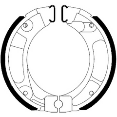 Ganasce freno FERODO ECO FSB705A Anteriore per HONDA C 90 Z CUB 90 1993 - 1993
