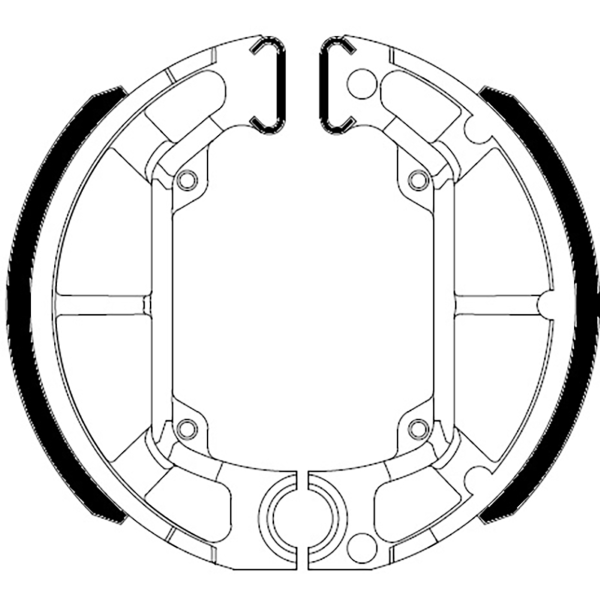 Ganasce Freno FERODO ECO FSB895A Posteriore per PIAGGIO SFERA RST 50 1995 - 1997