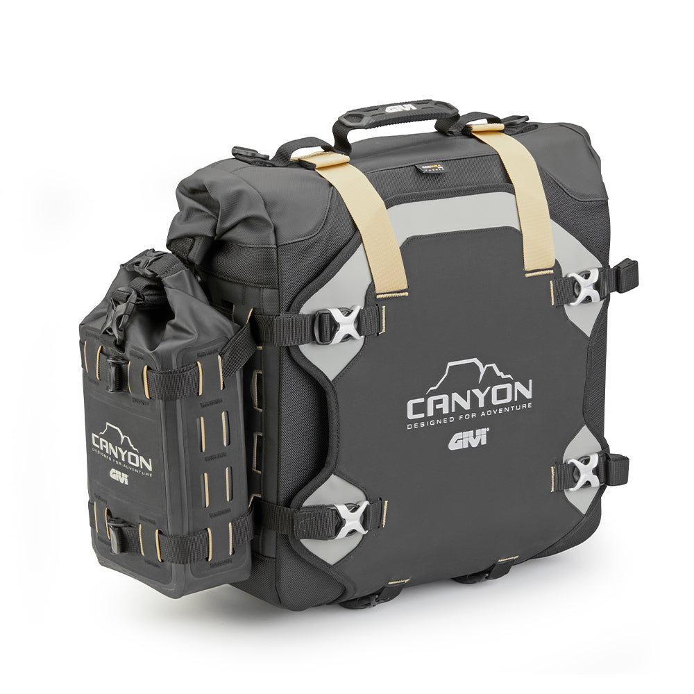 GIVI GRT725 MONOKEY® CAM-SIDE – Borsa Laterale Waterproof 30 Litri con Sistema di Fissaggio MONOKEY®