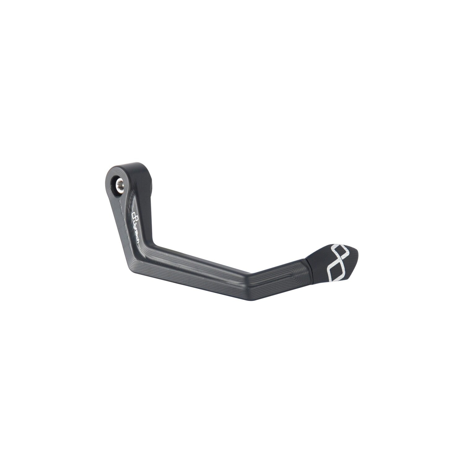 LIGHTECH Protezione In Alluminio Leva Freno - Interasse 132 Mm / Terminale Colorato per Aprilia RS 457 2024