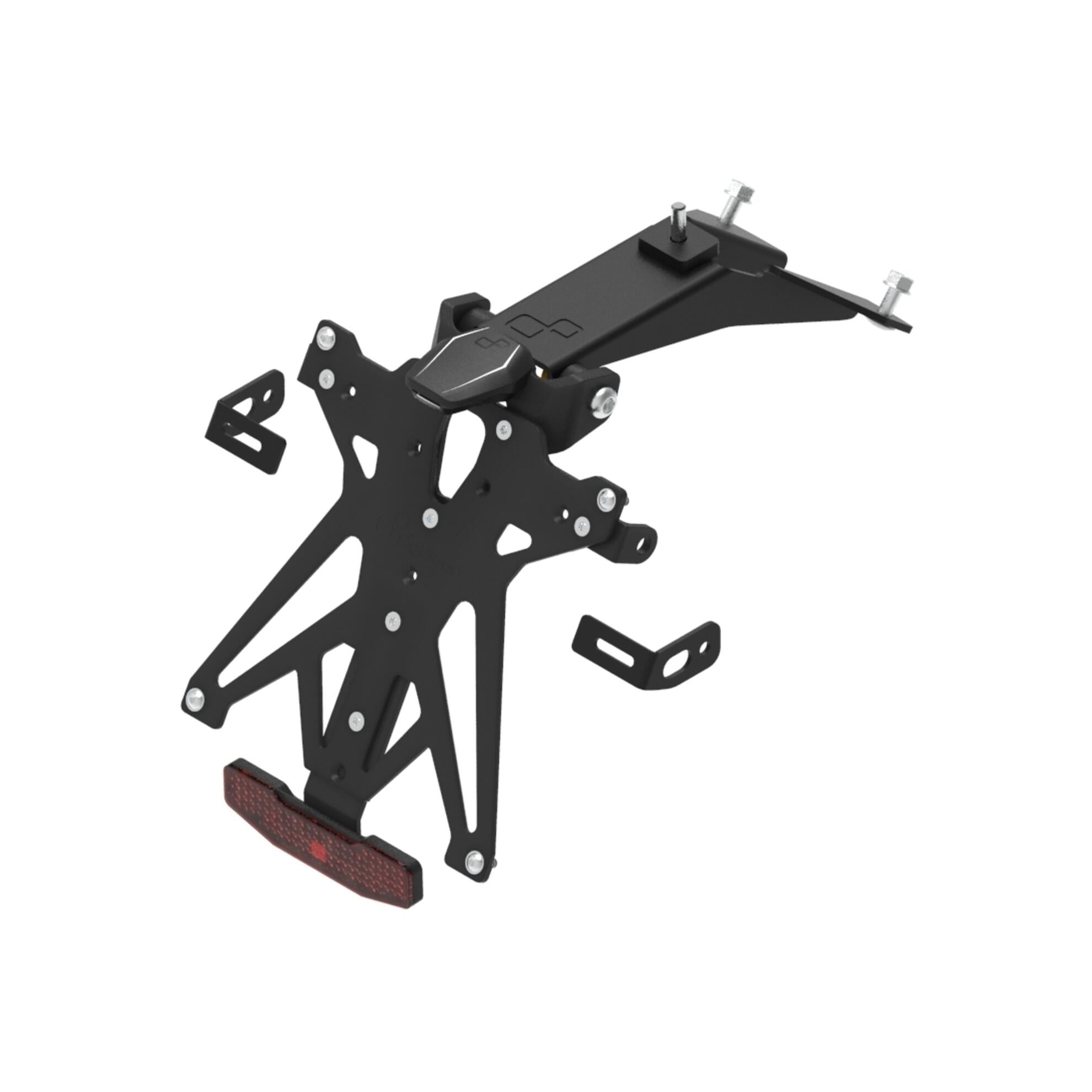 LIGHTECH Kit Portatarga Regolabile per Aprilia RSV4 2009 - 2019 - 2011